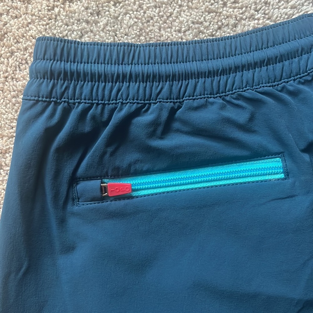 NWT Topo Designs Women's Global Shorts - Pond Blue, Large -Travel, Hiking, Sport - Picture 7 of 10